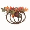 Transpac Fabric Orange Harvest Pumpkin With Felt Accents Decor -Furniture GUEST 05c4207e cdf3 4e4c afd2 56244548b75b
