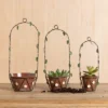 Transpac Mini Wire Plant Holders Set Of 3 Decorative Planters For Home Spring Decor -Furniture GUEST 35018d88 fae4 41b9 aeec 97bfbb8be306