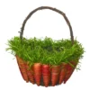 Transpac Foam 13 In. Multicolored Easter Carrot Basket -Furniture GUEST 3c43e882 a289 4525 ab78 845347f0065b