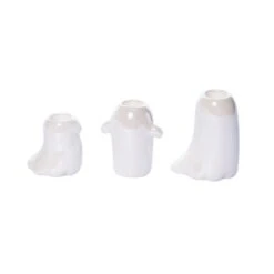 Transpac Tapered Candle Holder Set Of 3 For Halloween Elegant Decor For Home Or Party -Furniture GUEST 463fdd72 1066 4fa1 a0c5 9d6276cd6160