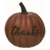 Transpac Resin Brown Harvest Thanks Pumpkin Figurine -Furniture GUEST 53673773 cb66 40a5 8ece b908f96c2451