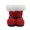 Transpac Mini Santa Boots With Fur Decorative Objects For Christmas Red Tabletop Figurines Indoor Holiday Decor -Furniture GUEST 560e0fde fa24 4427 93a4 c5a22195d199