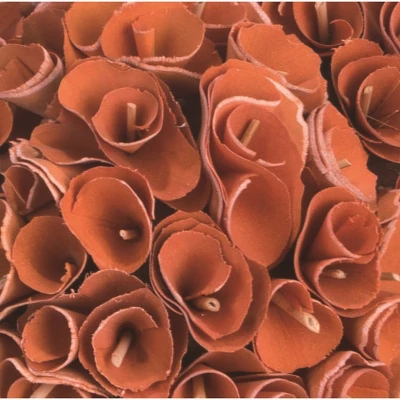 Transpac 8.5 In Orange Harvest Rosette Pumpkin Decorative Wood Object For Fall And Thanksgiving Decor 3 Transpac 8.5 In Orange Harvest Rosette Pumpkin Decorative Wood Object For Fall And Thanksgiving Decor