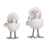 Transpac Foam 7 In White Christmas Cozy Birds Set Of 2 Decorative Objects For Holiday Decor -Furniture GUEST 5ac1fa99 c425 4567 8aa7 653324c315b6
