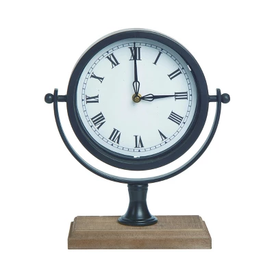 Transpac Metal 12.01" Multicolored Everyday Weathered Clock 3 Transpac Metal 12.01" Multicolored Everyday Weathered Clock