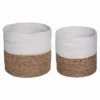 Transpac Paper 10" White Spring Color Block Baskets Set Of 2 1 Transpac Paper 10" White Spring Color Block Baskets Set Of 2 -Furniture GUEST 7a962db9 311e 4a3e 9041 53fc7895dde6
