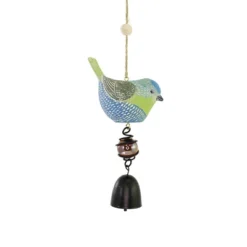Home & Garden Bright Bird Bell - One Bell 10.0 Inches - Hanging Yard Decor - - Polyresin - Multicolored -Furniture GUEST 88dcd37e ee72 41a8 8537 ced3c6b34255