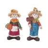 Transpac Resin Harvest Scarecrow Figurines Set Of 2 Fall Decor For Tabletop And Mantel Ideal For Gift Giving -Furniture GUEST a21c79c1 afa3 4ba3 bf13 ed830abb5447