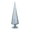 Transpac 9 Inch Silver Christmas Snowflake Cone Tree Decorative Object For Holiday Home Decor -Furniture GUEST b011419d 9e49 4704 a2cc 3a917ddb8ca0