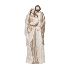 Transpac Light Up Holy Family Figurine Multicolored Decorative Christmas Tabletop Battery Operated Ideal Holiday Gift