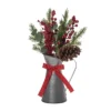 Transpac Artificial 19 In. Multicolored Christmas Twig Berry Eucalyptus Pitcher Arrangement -Furniture GUEST bd78f19b 5d5b 4a41 9c33 b10397ec17f3