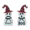 Transpac Halloween Cute Ghosts In Witch Hats Figurines 7.75 Inch MDF Decorative Objects For Festive Decor -Furniture GUEST c065e361 1702 481b 8575 2cd568897e77