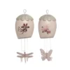 Transpac Dolomite Floral Wind Chime Set Of 2 Beige Bells Outdoor Decor For Garden And Patio -Furniture GUEST c7aecc6a 9ddd 496d 8d48 bad47d530b14