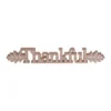 Transpac MDF Thankful Decorative Object Multicolor Fall Harvest Tabletop Sculpture For Autumn Decor And Gift Giving