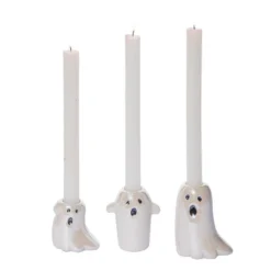 Transpac Tapered Candle Holder Set Of 3 For Halloween Elegant Decor For Home Or Party -Furniture GUEST d0012af9 2e0e 462a b0d1 01e0a78e4b2f