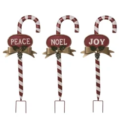 Transpac Metal Candy Cane Yard Stake Set Of 3 Christmas Decorations Decorative Garden Stakes Iron 7 Transpac Metal Candy Cane Yard Stake Set Of 3 Christmas Decorations Decorative Garden Stakes Iron -Furniture GUEST e91353de 5fa2 49d9 af83 f1a4155ccfea
