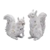 Transpac Set Of 2 White Resin Squirrels Home Decor Spring Decorative Objects For Indoor And Outdoor Use -Furniture GUEST ebd48788 c4d4 4160 927b 687b3f7ec8a0