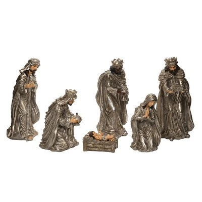 Transpac 16.14 In Multicolor Christmas Elegant Nativity Set Of 6 Decorative Resin Holiday Decor 3 Transpac 16.14 In Multicolor Christmas Elegant Nativity Set Of 6 Decorative Resin Holiday Decor