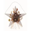 Transpac Floral Multicolored Harvest Large Star Basket Floral Decor